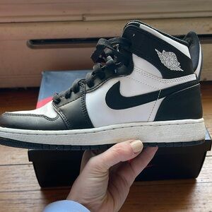 Brand new Air Jordan 1 Retro “Black/White” GS in size 4.5Y